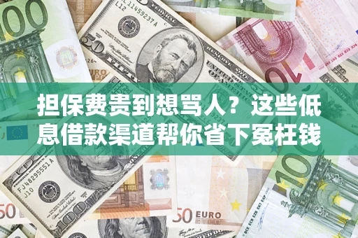 北京担保费贵到想骂人？这些低息借款渠道帮你省下冤枉钱
