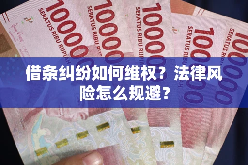 北京借条纠纷如何维权？法律风险怎么规避？