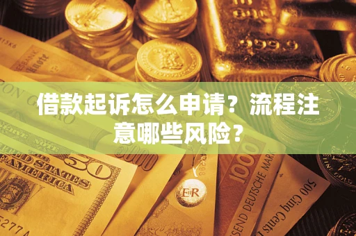 北京借款起诉怎么申请？流程注意哪些风险？